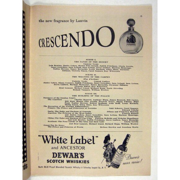 New York City Ballet Playbill April 1961 Swan Lake Violette Verdy Tschaikovsky - Picture 9 of 11